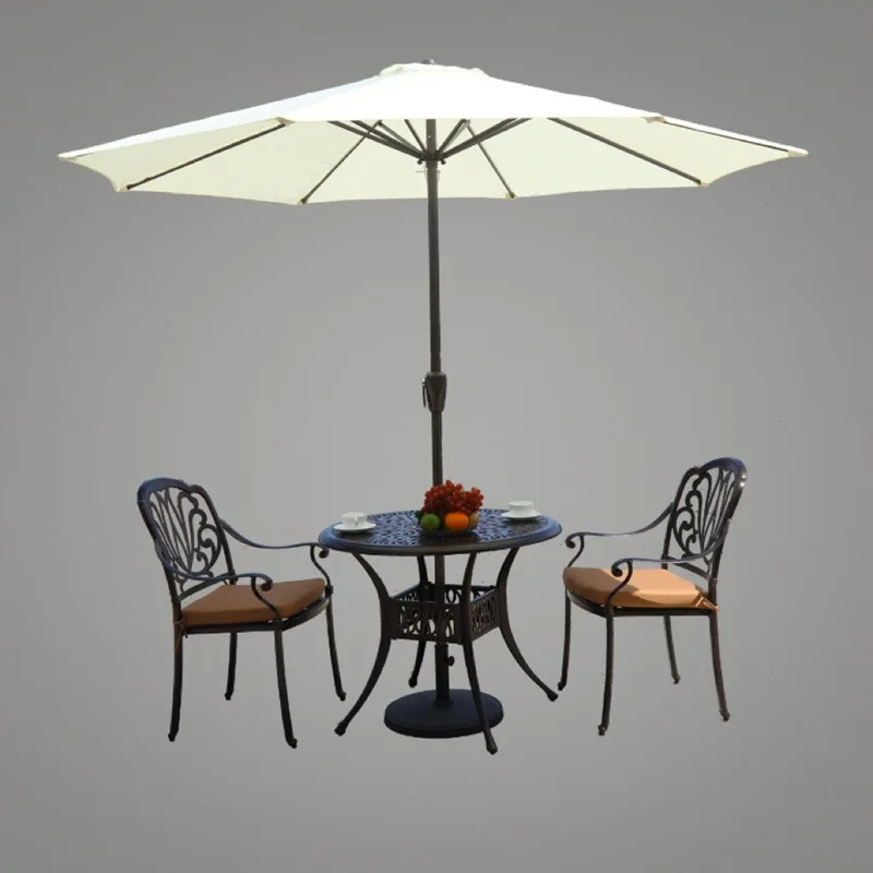 Outdoor Furniture Vendors - Manual Crank Outdoor Patio Umbrella Large