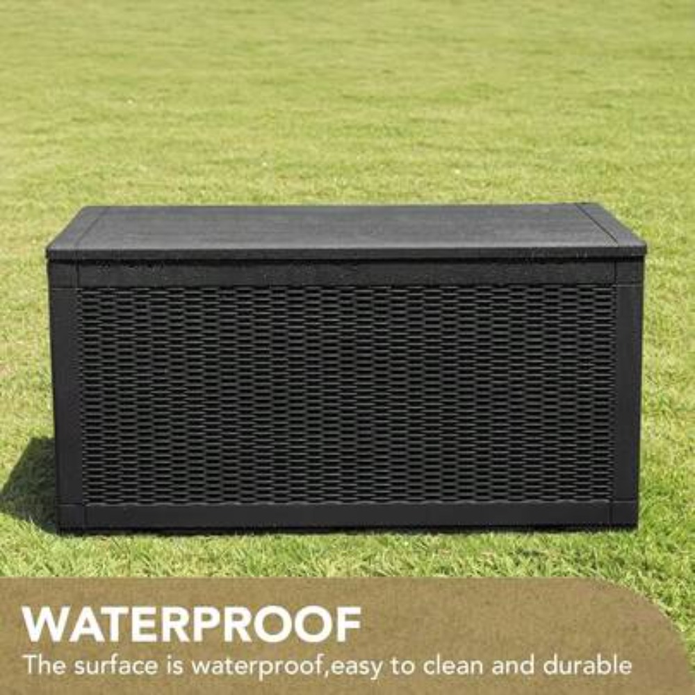 Outdoor Furniture For Patio - Large Lockable Outdoor Storage Box 120