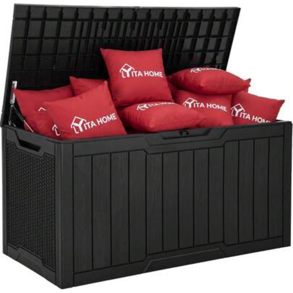 Outdoor Furniture Cushions - 100 Gallon Large Outdoor Deck Box