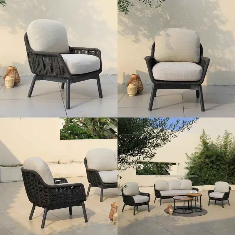 Outdoor Furniture Osmen - OSMEN SARDINIA Farmhouse Aluminium Furniture Garden