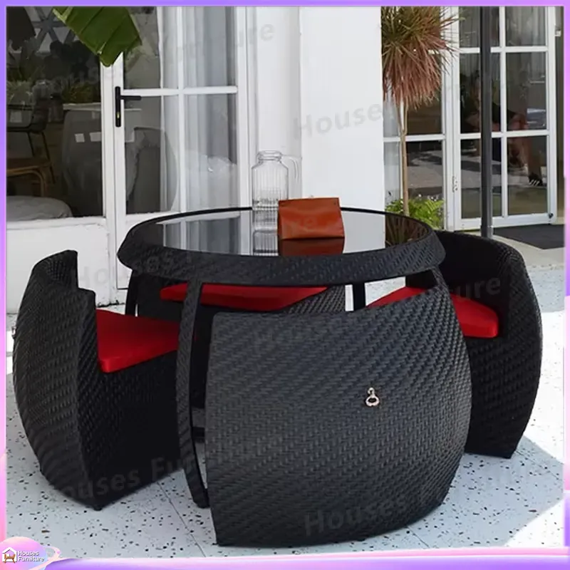 Outdoor Rattan Dining Set Wick - Outdoor Furniture Dining Set recension och pris