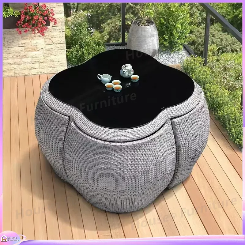 Outdoor Rattan Dining Set Wick - Outdoor Furniture Dining Set recension och pris