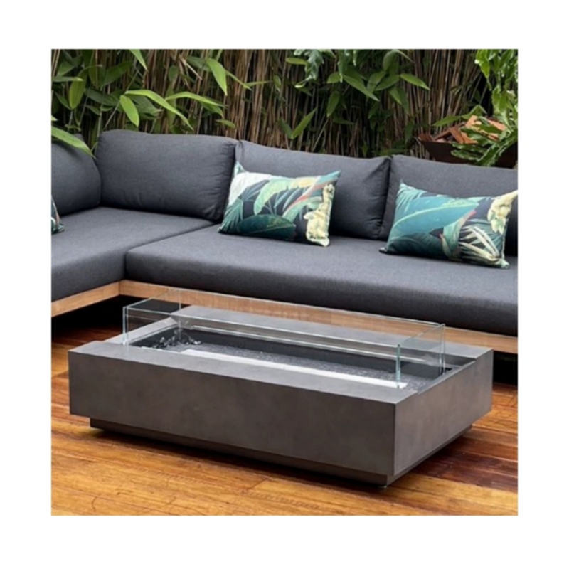 is-Modern Corten Steel Fire Pl - Outdoor Furniture With Fire Pit Table recension och pris