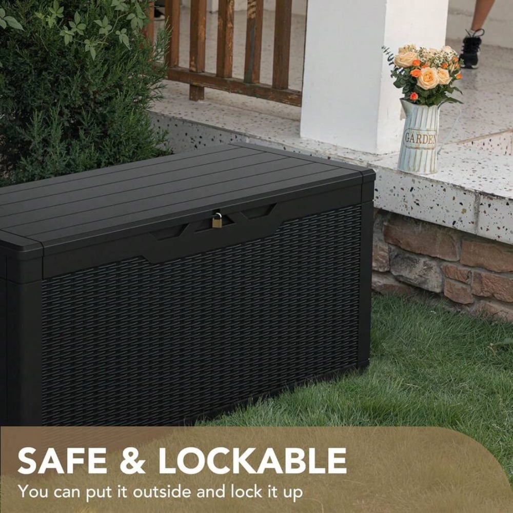 Large Lockable Outdoor Storage - Outdoor Furniture For Patio recension och pris