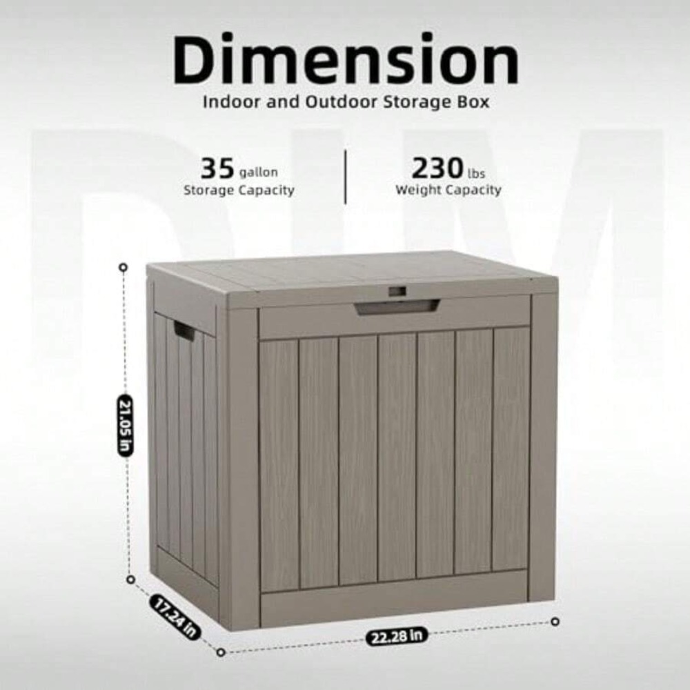 45 Gallon Deck Box Outdoor Sto - Outdoor Furniture Cushions recension och pris