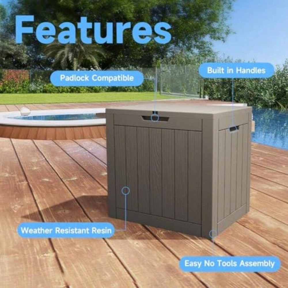45 Gallon Deck Box Outdoor Sto - Outdoor Furniture Cushions recension och pris