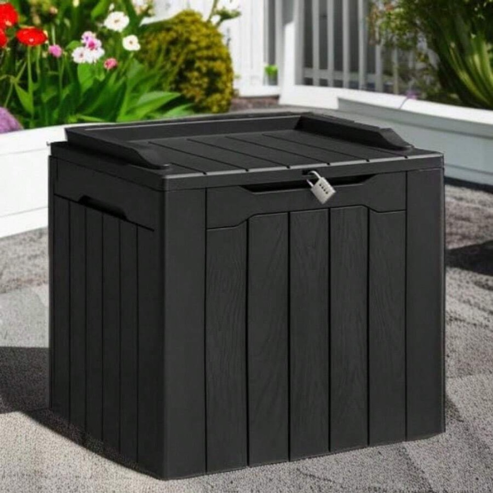 31 Gallon Resin Deck Box Water - Outdoor Furniture Cushions recension och pris