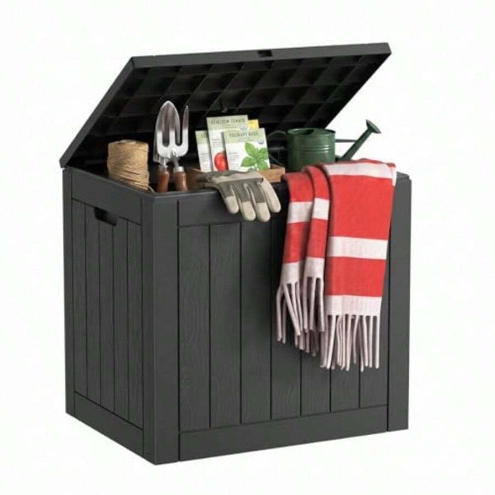 Outdoor Storage Box Resin Wate - Outdoor Furniture Cushions recension och pris