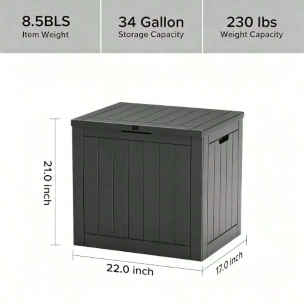 Outdoor Storage Box Resin Wate - Outdoor Furniture Cushions recension och pris