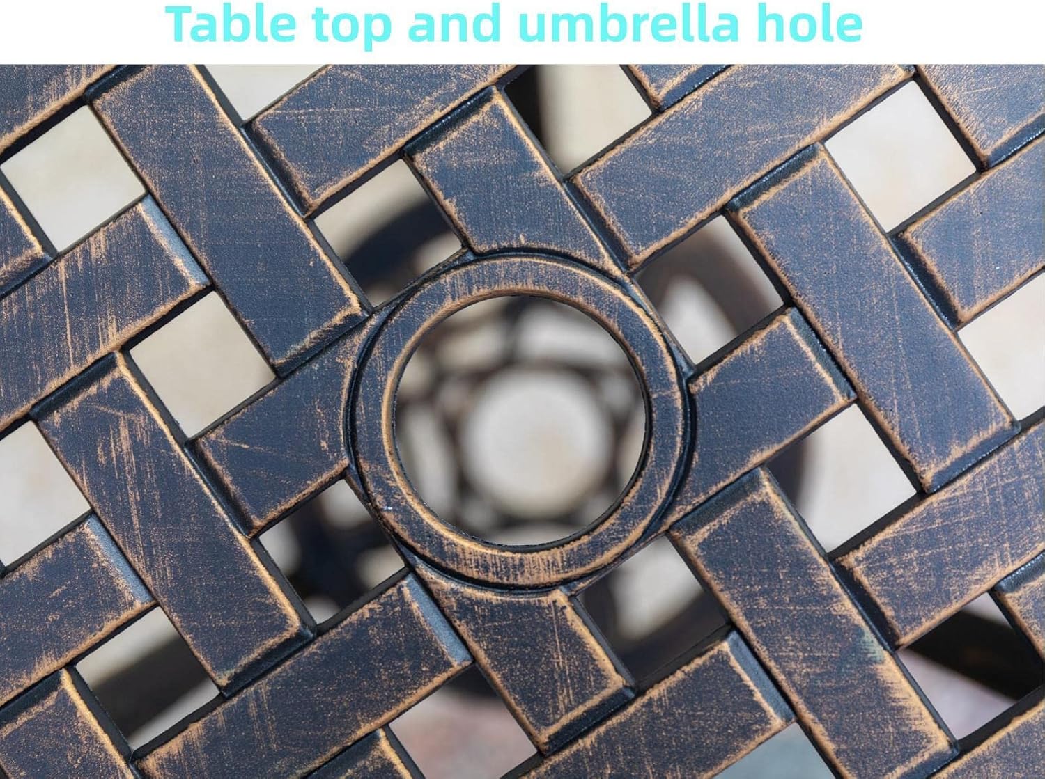 Bronze rust-resistant cast alu - Outdoor Furniture For Patio recension och pris