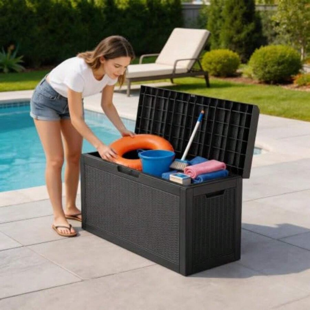 Outdoor Storage Box Deck Box W - Outdoor Furniture For Patio recension och pris