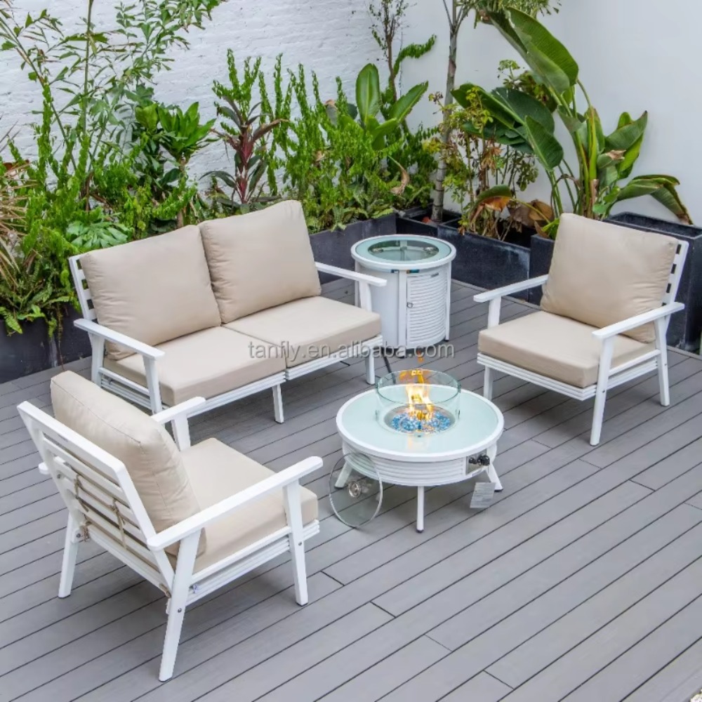 Villa Hotel Outdoor Furniture  - Outdoor Furniture With Fire Pit Table recension och pris