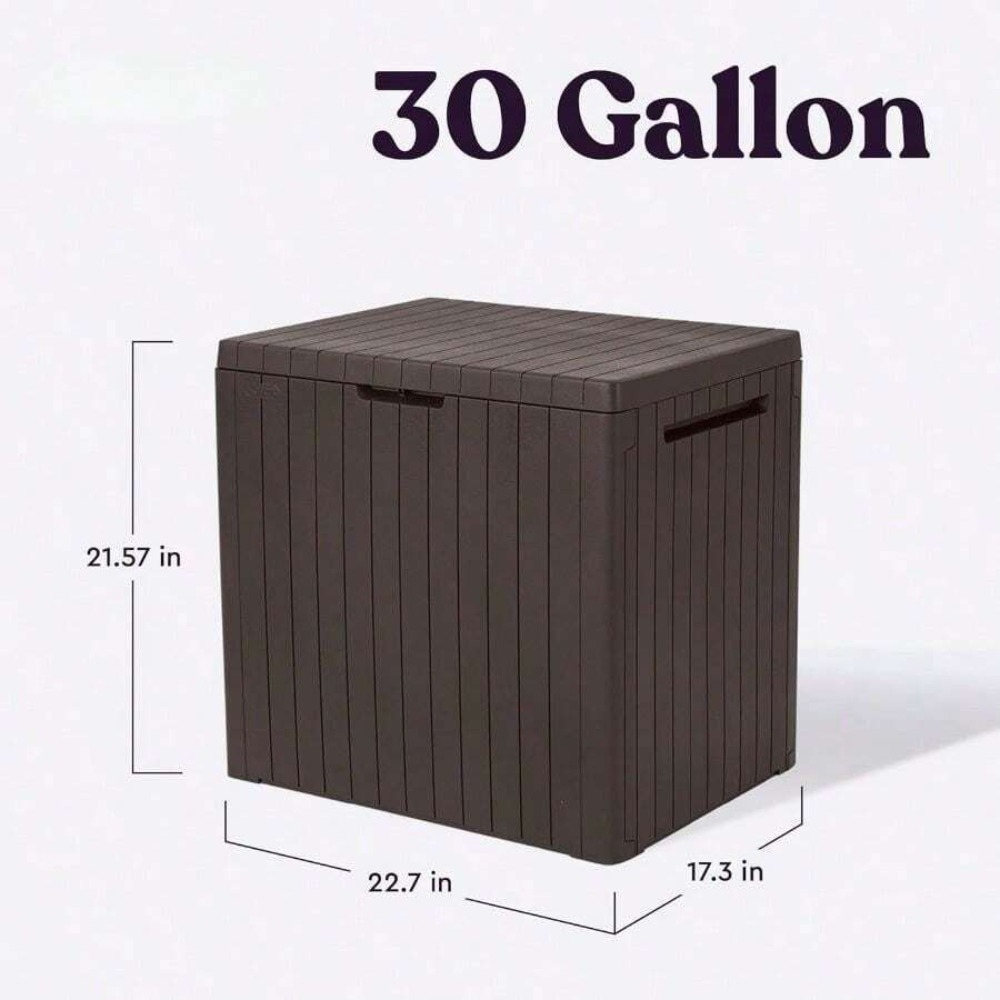 30 Gallon Resin Outdoor Storag - Outdoor Furniture Cushions recension och pris