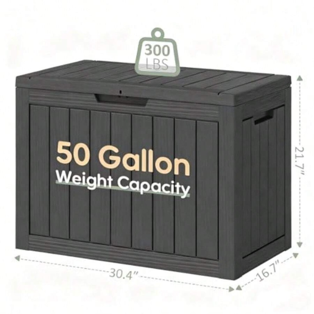 50 Gallon Outdoor Storage Box  - Outdoor Furniture Cushions recension och pris